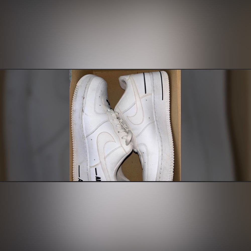 white nike air force 1s